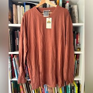 Jungmaven men’s long sleeve tee hemp cotton XXL